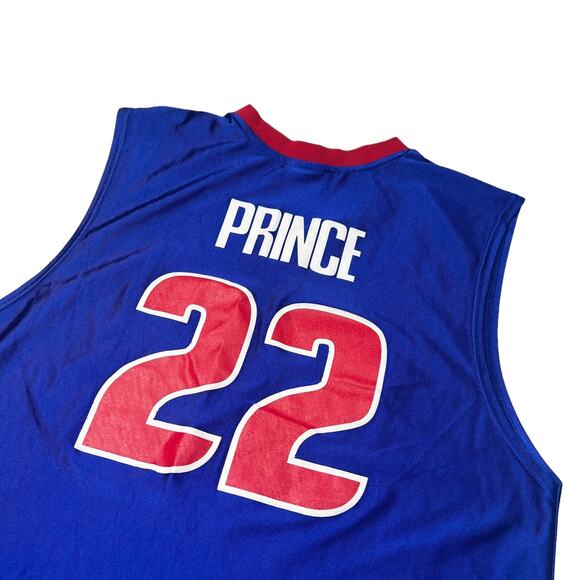 NBA Detroit Pistons Tayshaun Prince 22 Swingman Basketball Jersey Adult L Large - Picture 4 of 6